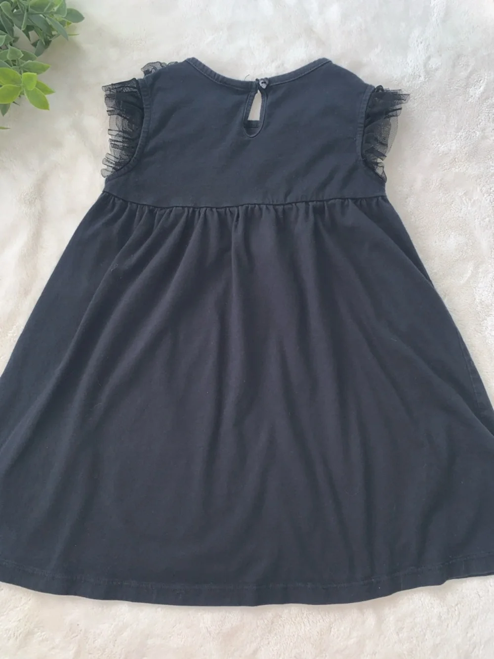 GAP Black Tulle Swing Top 5 Girls GUC - Picture 5 of 8